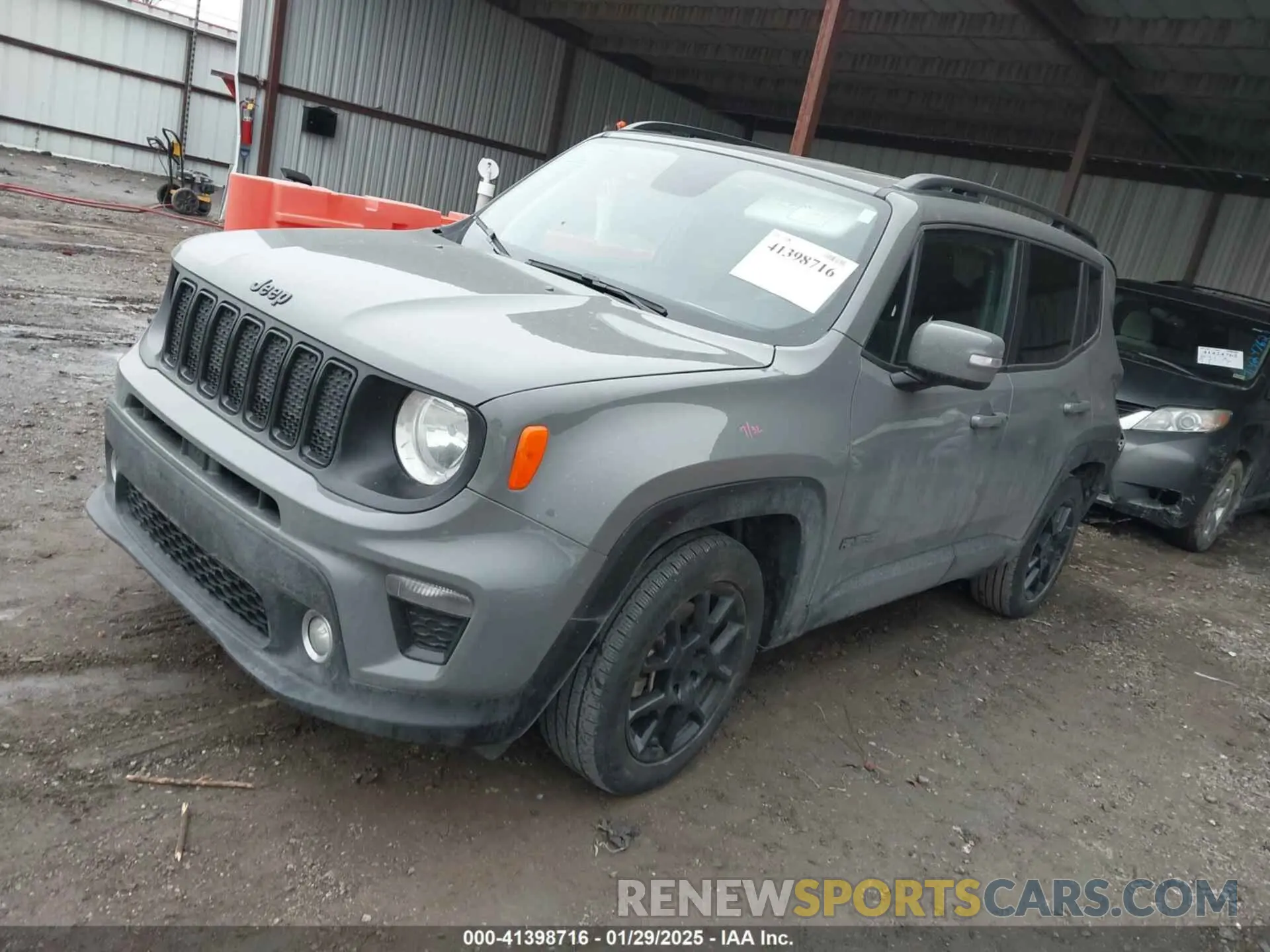 2 Photograph of a damaged car ZACNJABB4LPM07063 JEEP RENEGADE 2020