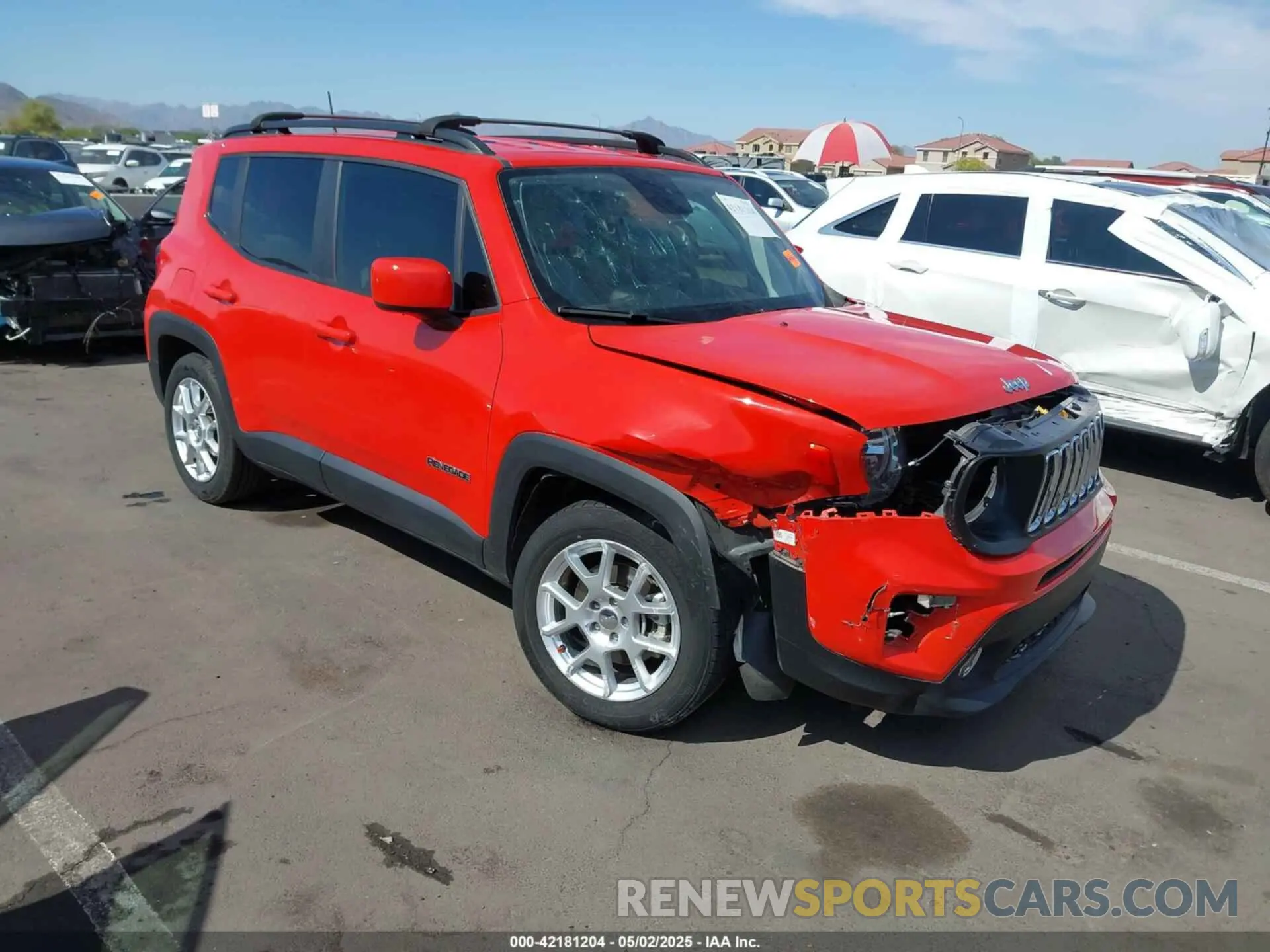 1 Photograph of a damaged car ZACNJABB5LPL88670 JEEP RENEGADE 2020