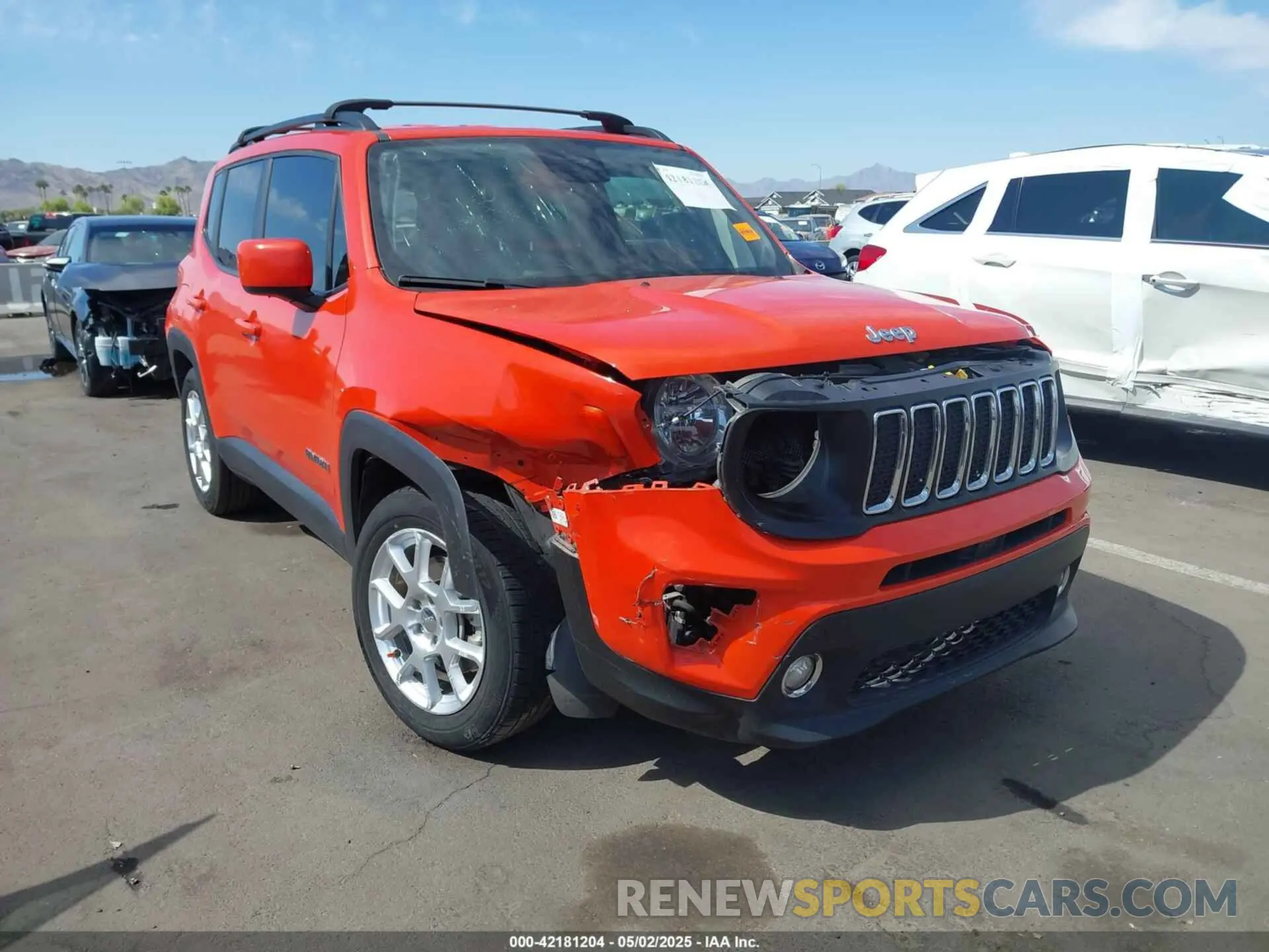 6 Photograph of a damaged car ZACNJABB5LPL88670 JEEP RENEGADE 2020