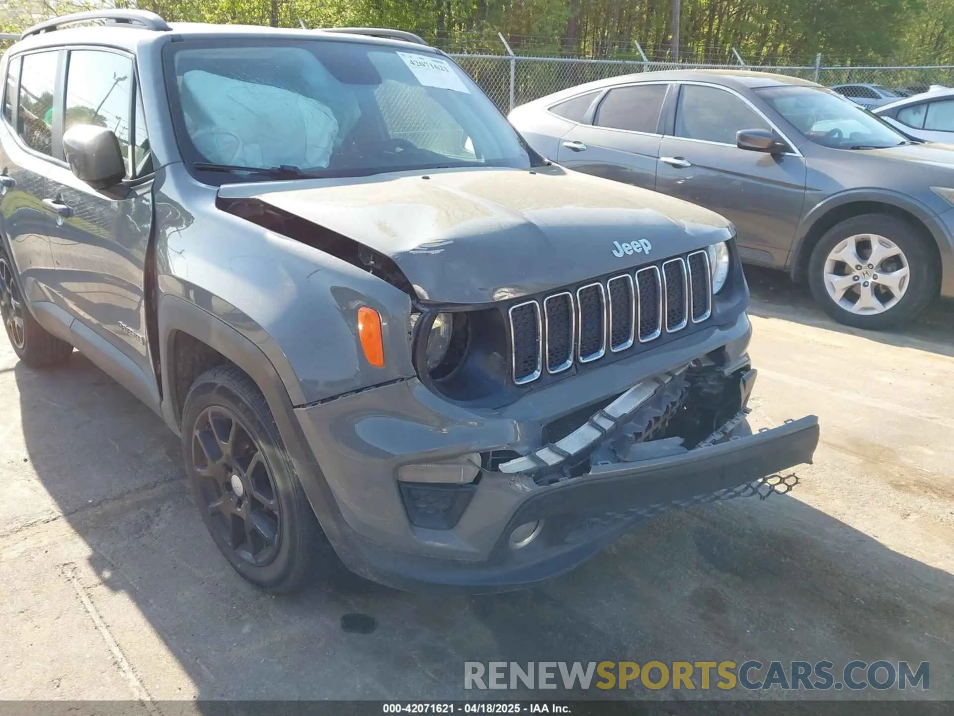 6 Photograph of a damaged car ZACNJABB5LPL93402 JEEP RENEGADE 2020