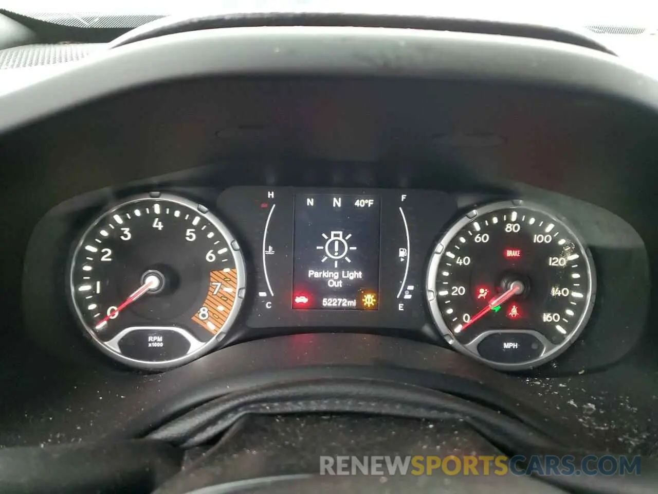 9 Photograph of a damaged car ZACNJABB6LPK93728 JEEP RENEGADE 2020