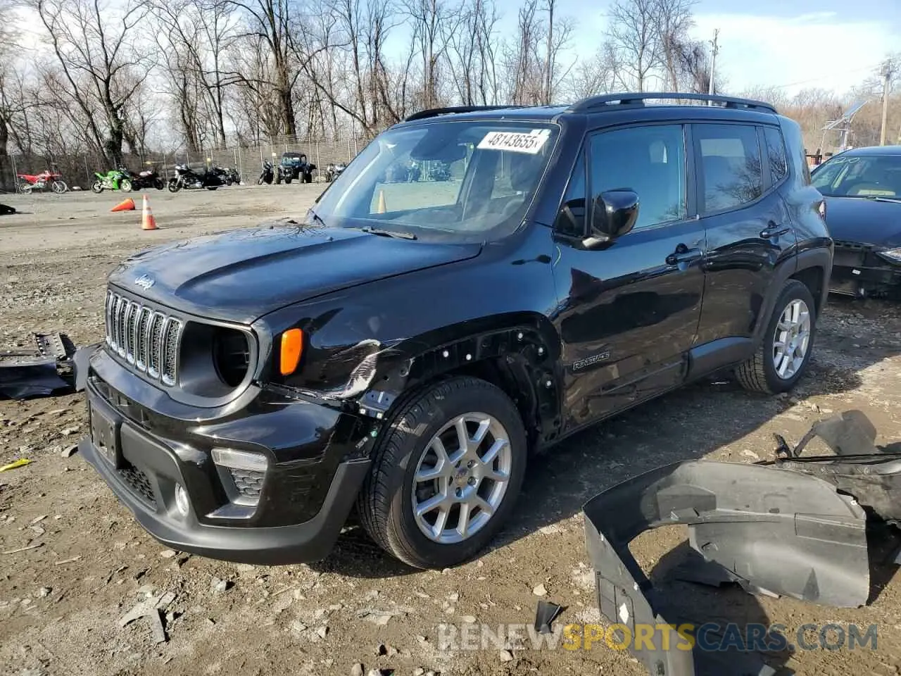 1 Photograph of a damaged car ZACNJABB6LPL65270 JEEP RENEGADE 2020