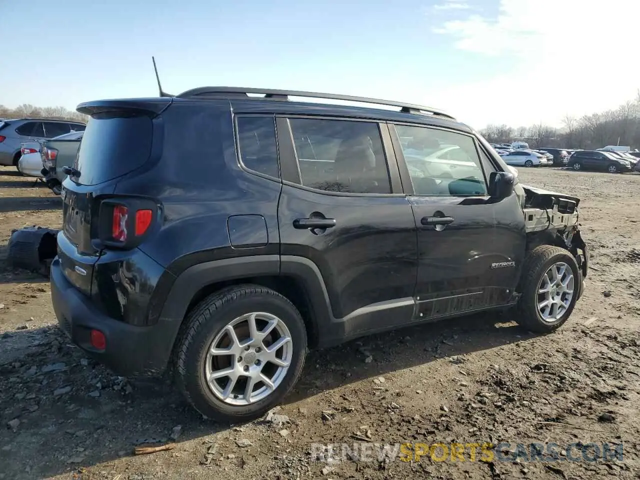 3 Photograph of a damaged car ZACNJABB6LPL65270 JEEP RENEGADE 2020