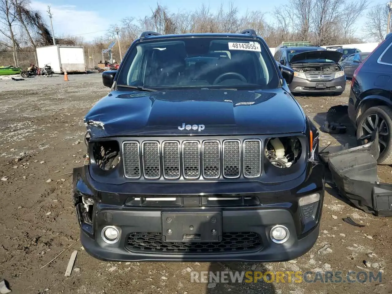 5 Photograph of a damaged car ZACNJABB6LPL65270 JEEP RENEGADE 2020
