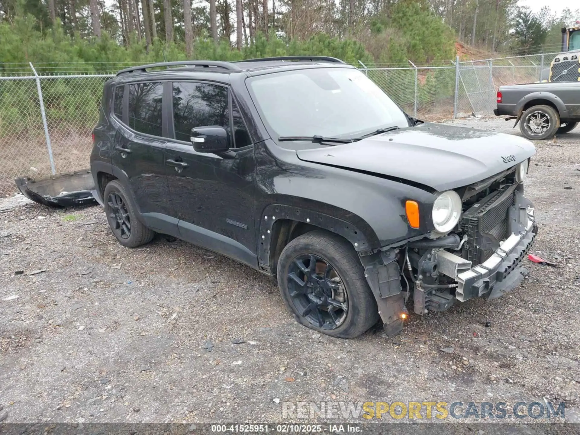 1 Photograph of a damaged car ZACNJABB6LPL74339 JEEP RENEGADE 2020