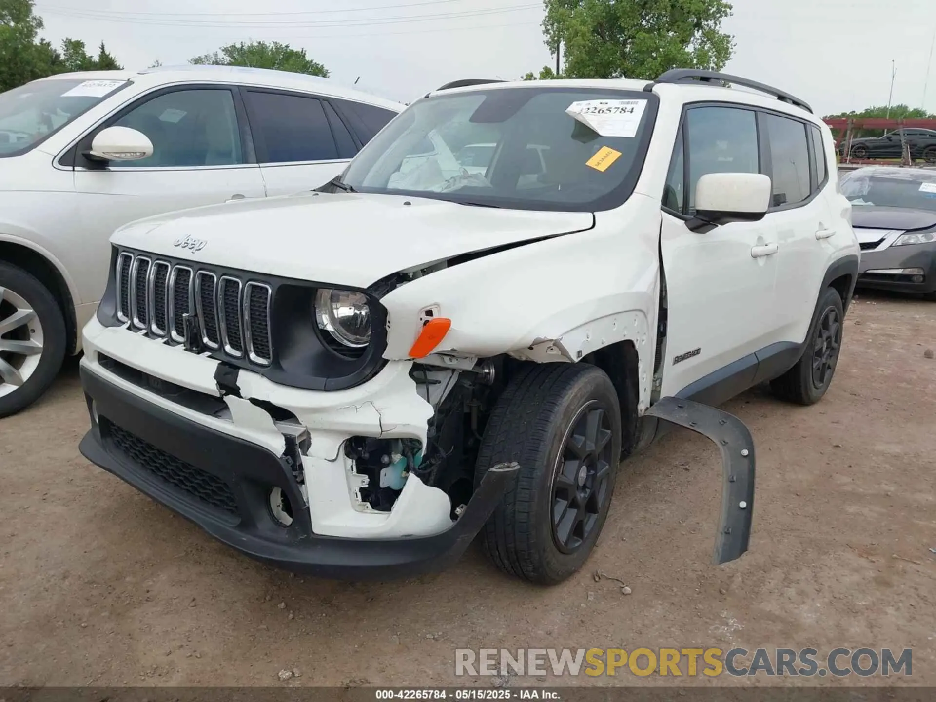 2 Photograph of a damaged car ZACNJABB7LPL69974 JEEP RENEGADE 2020