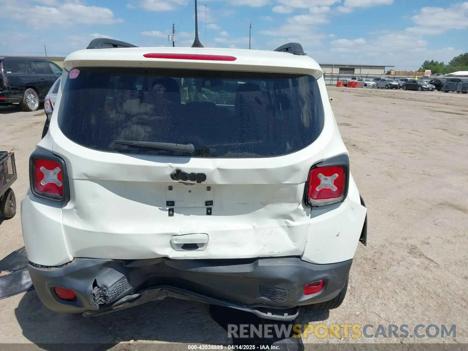 16 Photograph of a damaged car ZACNJABB7LPL91859 JEEP RENEGADE 2020
