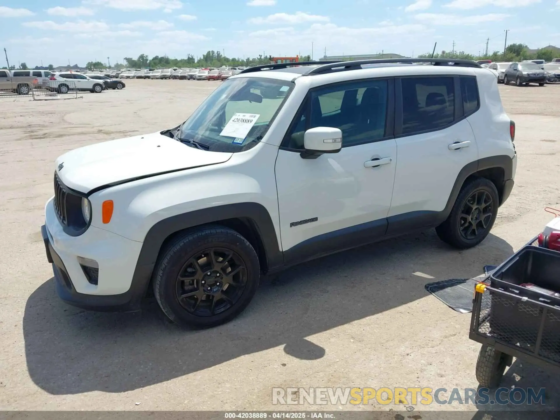 2 Photograph of a damaged car ZACNJABB7LPL91859 JEEP RENEGADE 2020
