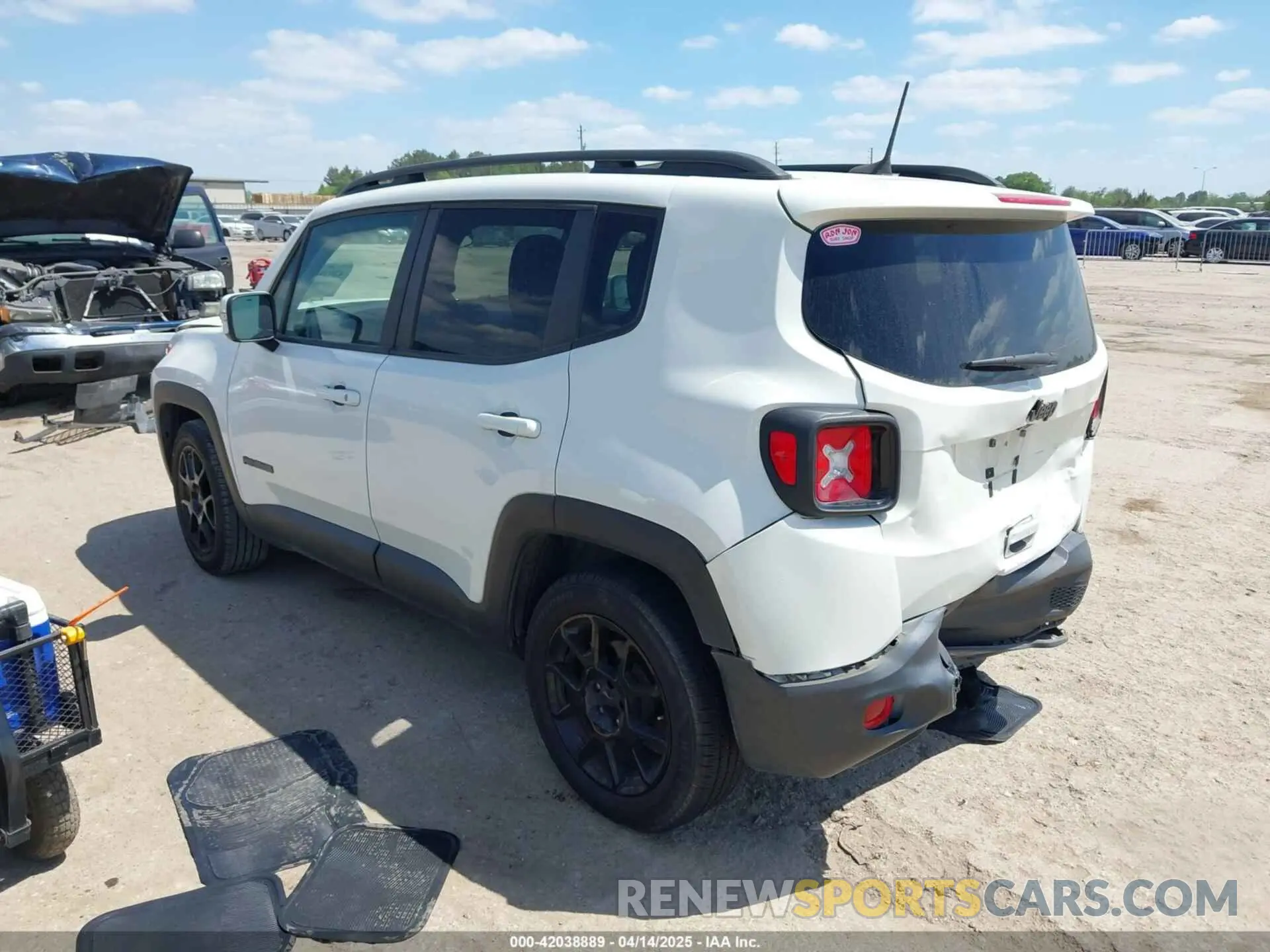 3 Photograph of a damaged car ZACNJABB7LPL91859 JEEP RENEGADE 2020