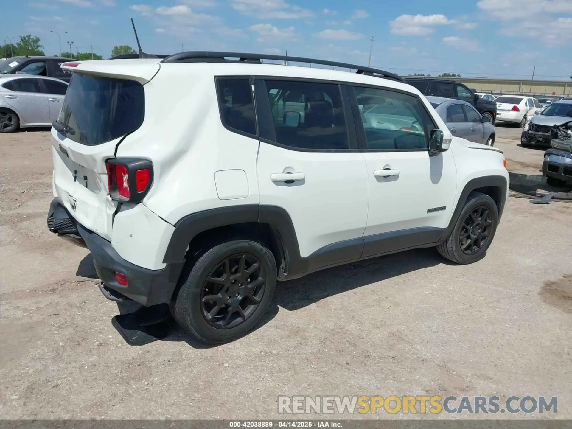 4 Photograph of a damaged car ZACNJABB7LPL91859 JEEP RENEGADE 2020