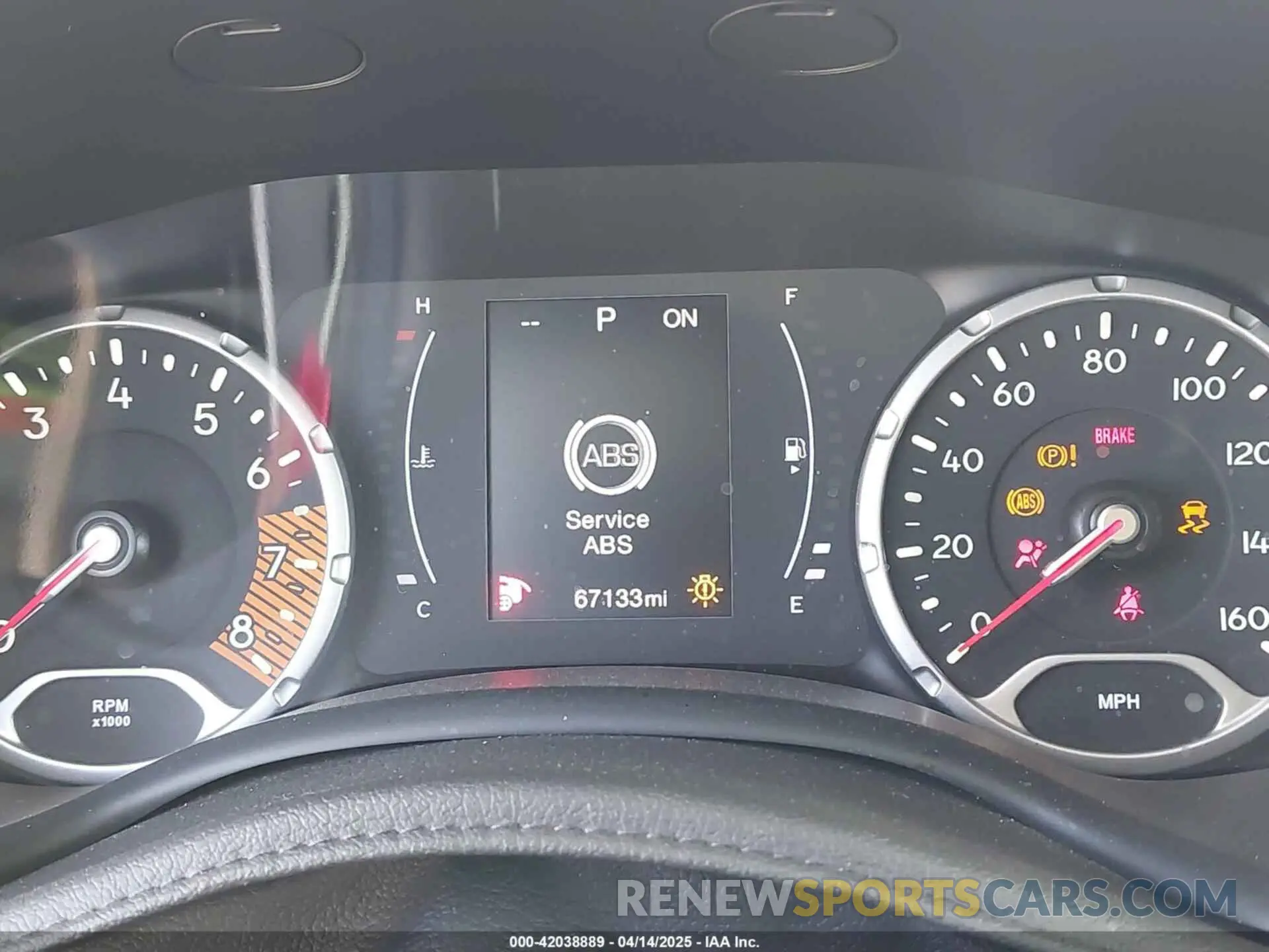7 Photograph of a damaged car ZACNJABB7LPL91859 JEEP RENEGADE 2020