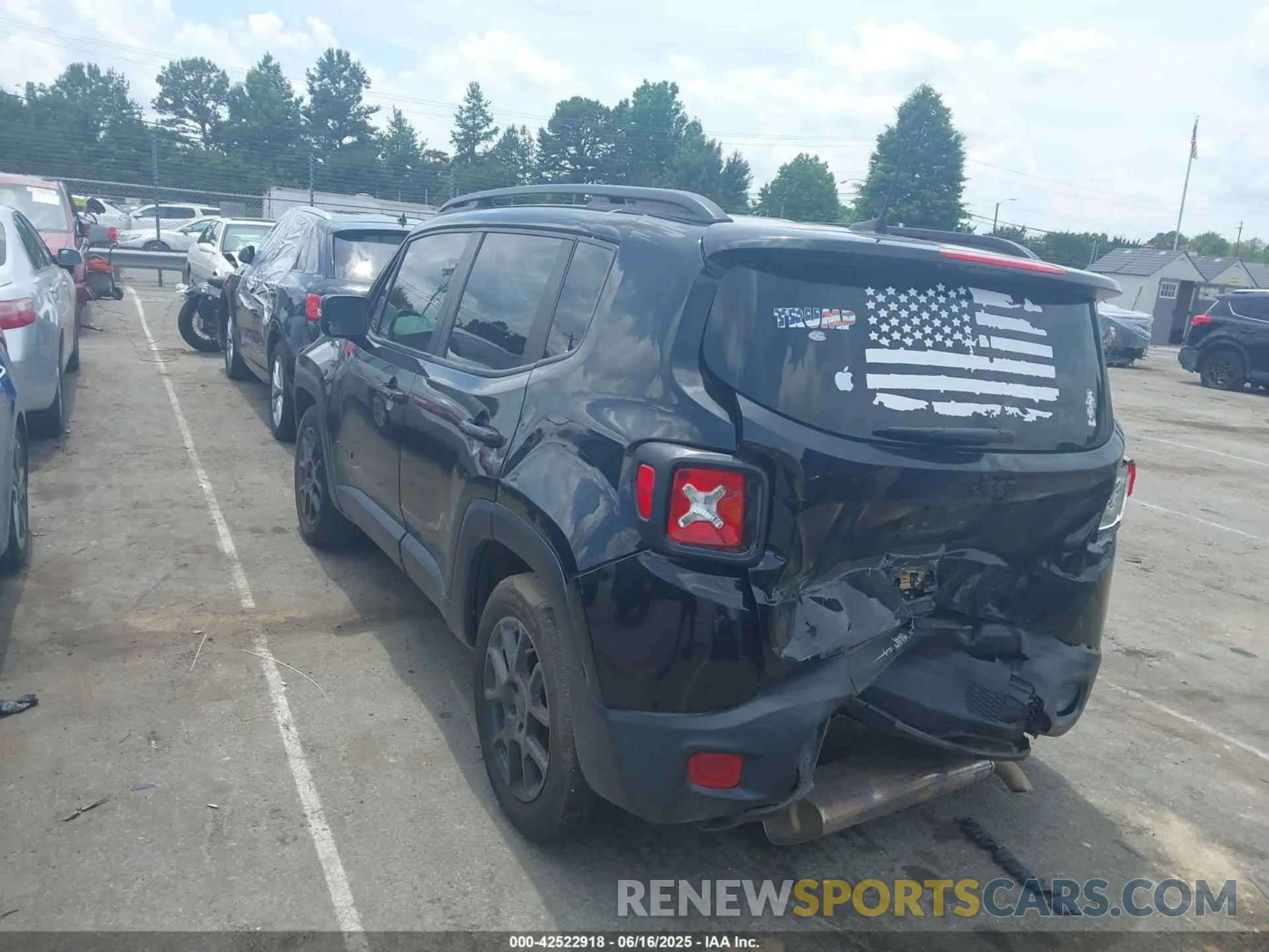 3 Photograph of a damaged car ZACNJABB8LPL16362 JEEP RENEGADE 2020