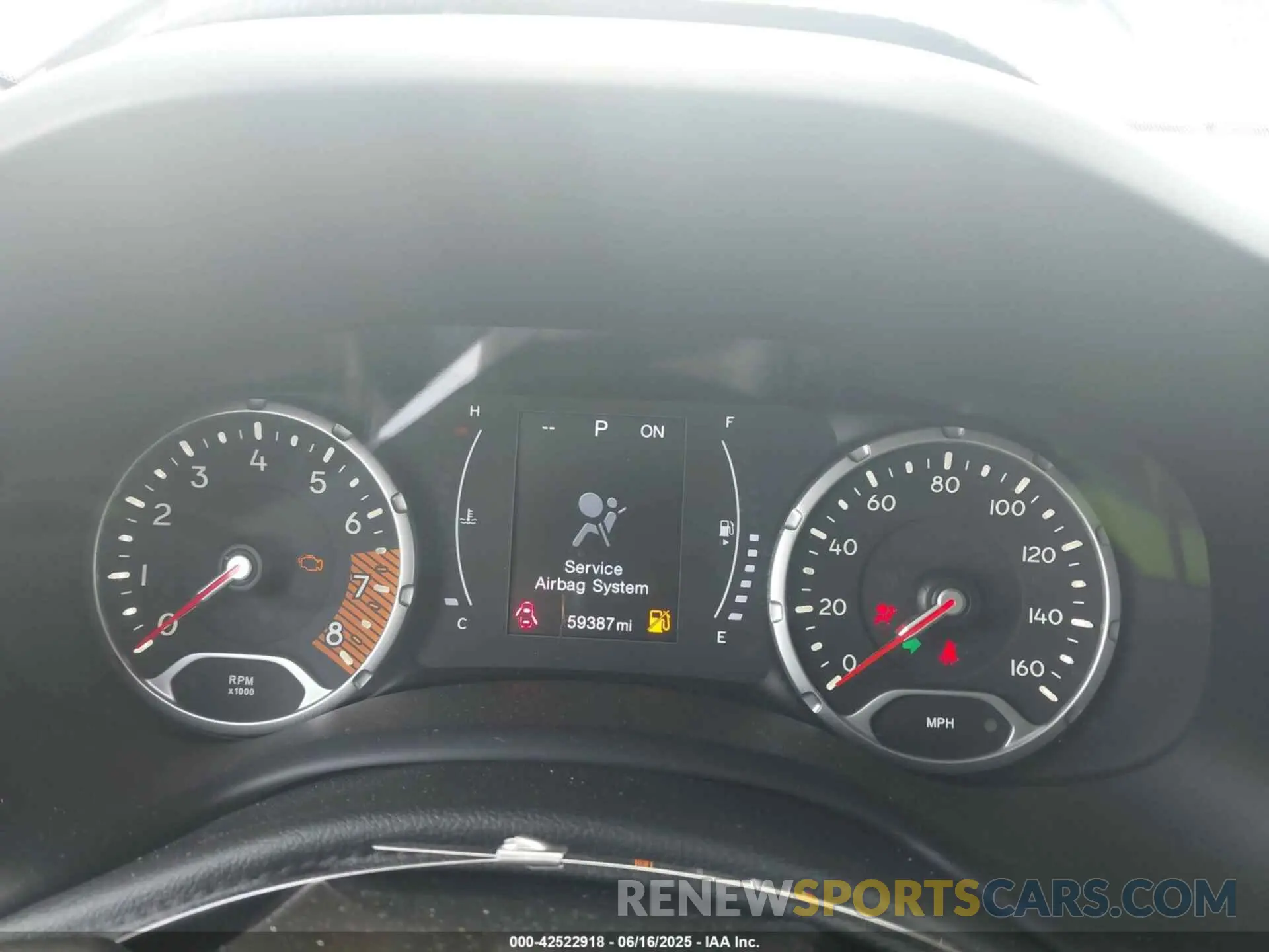 7 Photograph of a damaged car ZACNJABB8LPL16362 JEEP RENEGADE 2020