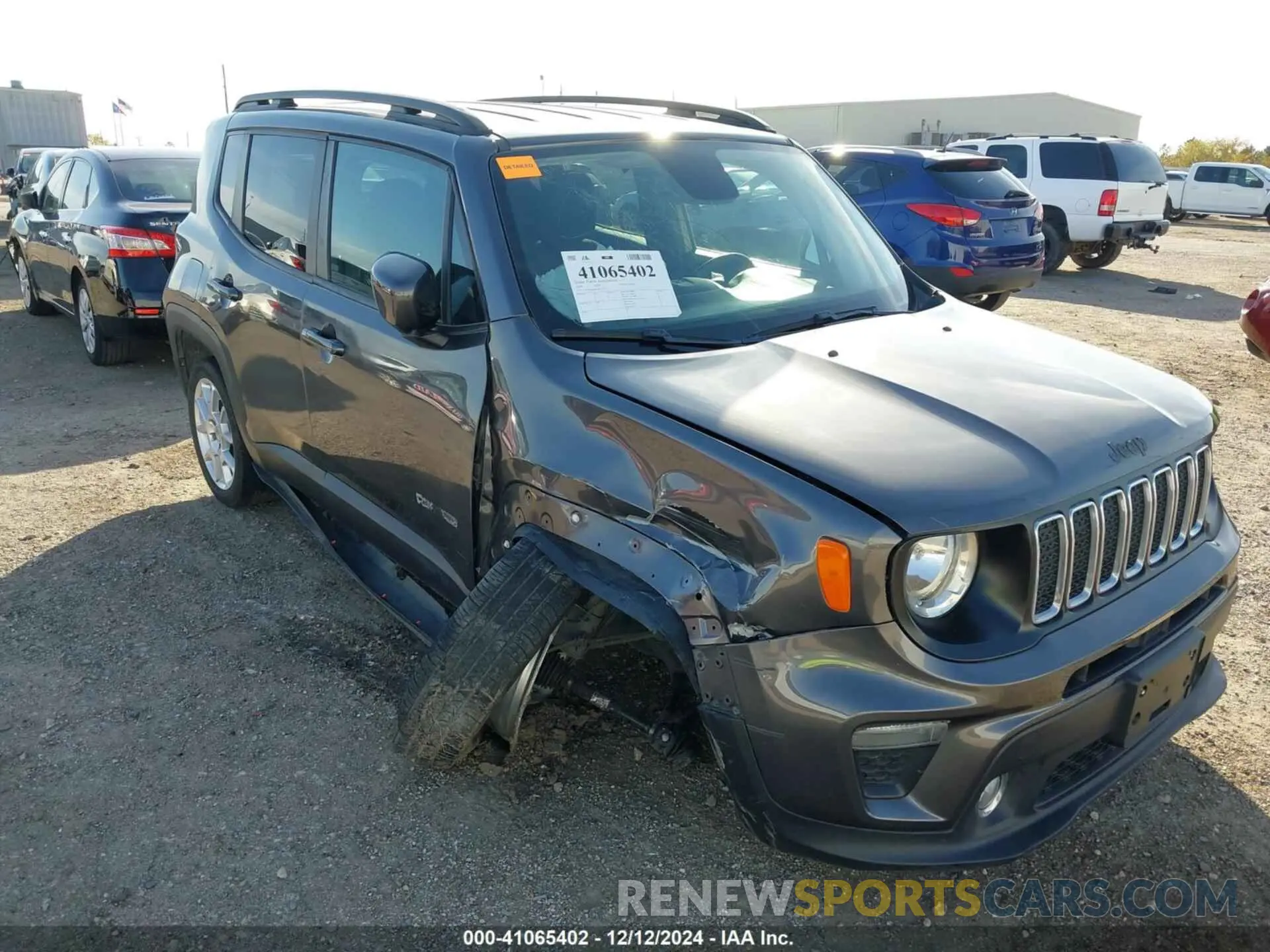 1 Photograph of a damaged car ZACNJABB8LPL25157 JEEP RENEGADE 2020