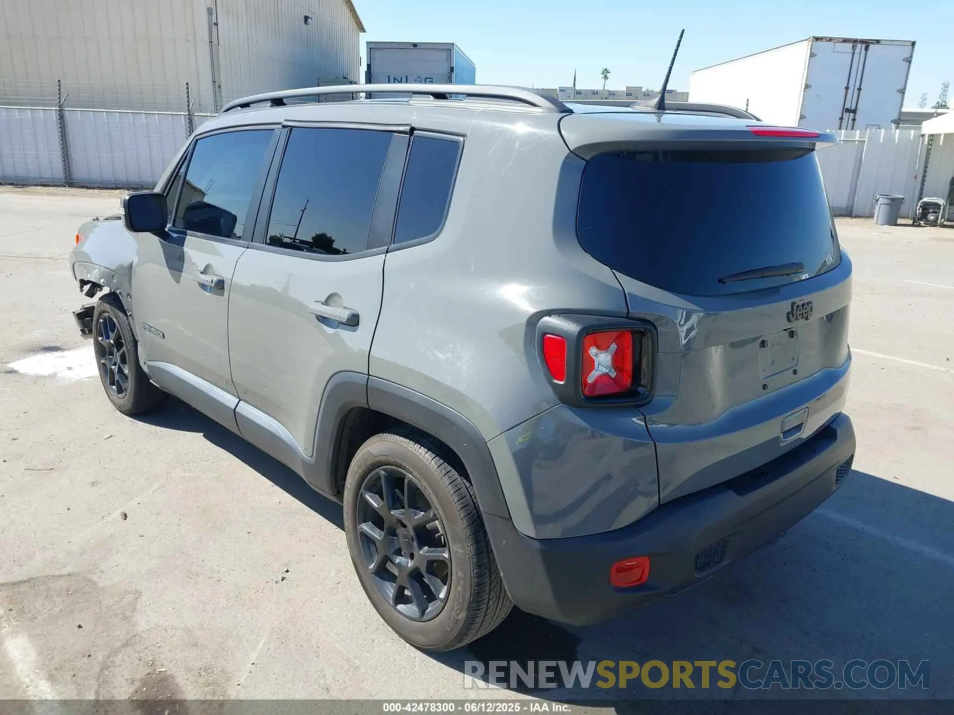 3 Photograph of a damaged car ZACNJABB8LPL31928 JEEP RENEGADE 2020
