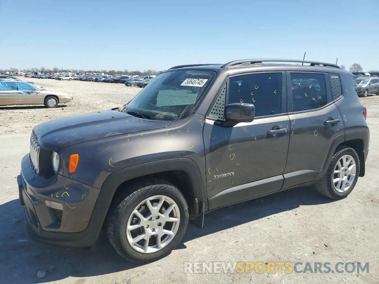 1 Photograph of a damaged car ZACNJABB8LPL46722 JEEP RENEGADE 2020