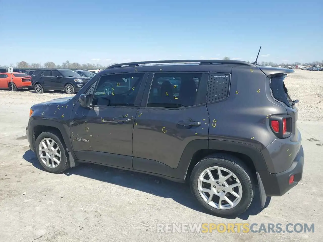 2 Photograph of a damaged car ZACNJABB8LPL46722 JEEP RENEGADE 2020