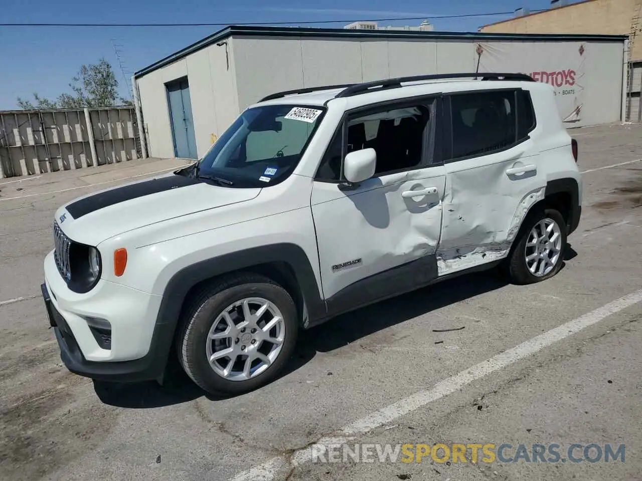 1 Photograph of a damaged car ZACNJABB8LPL51905 JEEP RENEGADE 2020