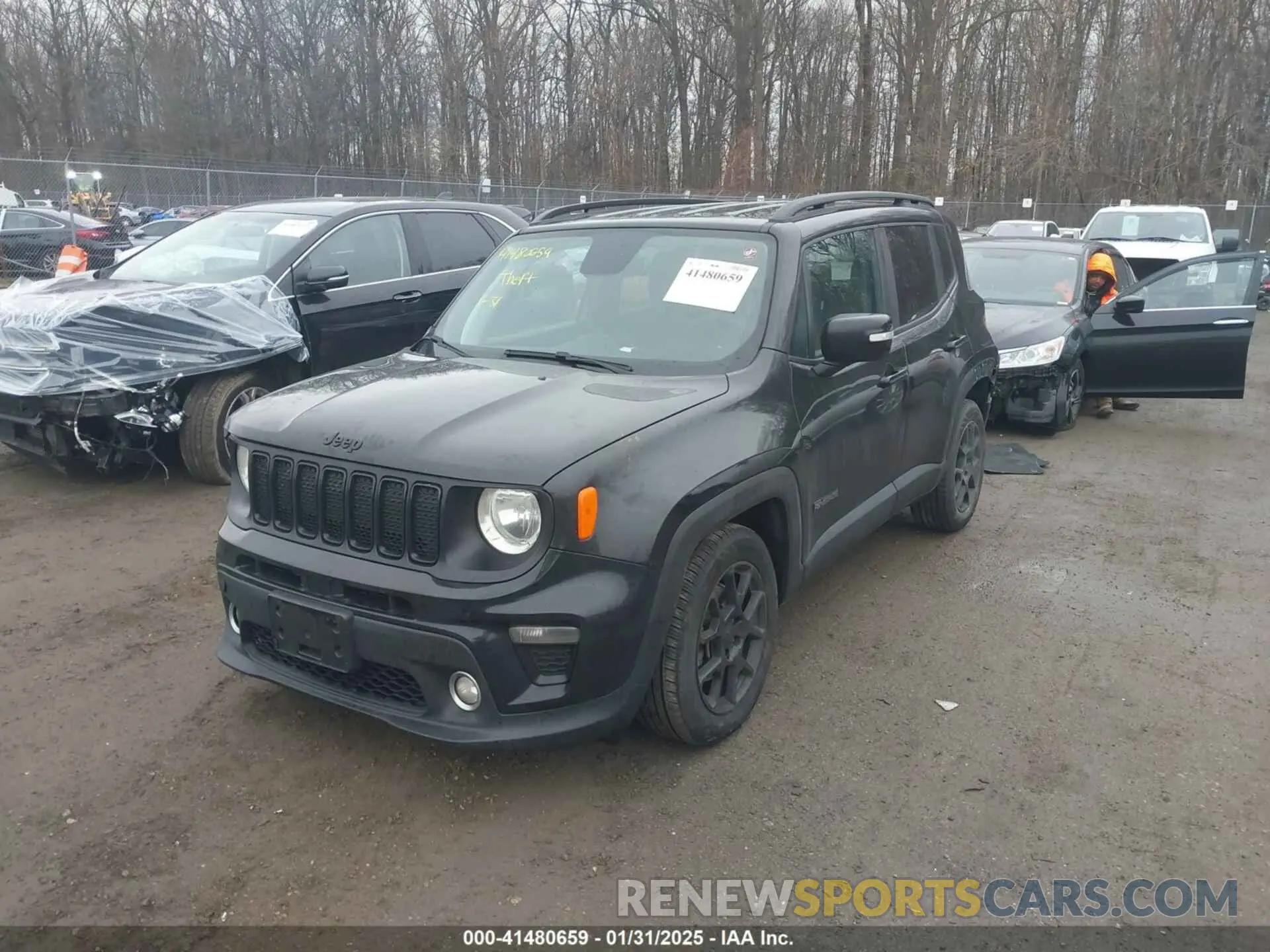 2 Photograph of a damaged car ZACNJABB8LPL53847 JEEP RENEGADE 2020