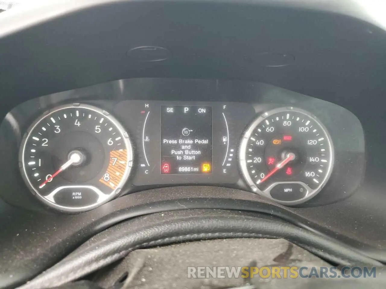 9 Photograph of a damaged car ZACNJABB8LPL71720 JEEP RENEGADE 2020