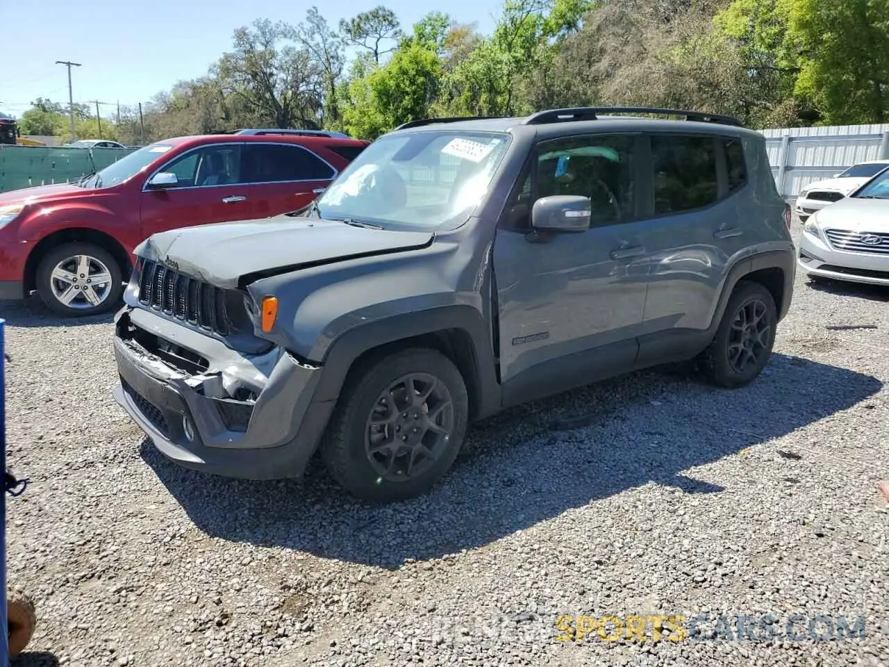 1 Photograph of a damaged car ZACNJABB8LPL75797 JEEP RENEGADE 2020