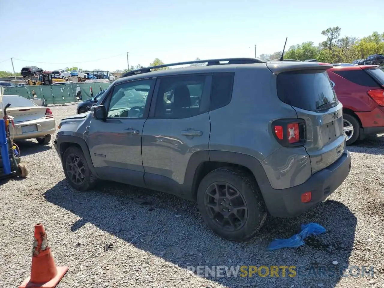 2 Photograph of a damaged car ZACNJABB8LPL75797 JEEP RENEGADE 2020