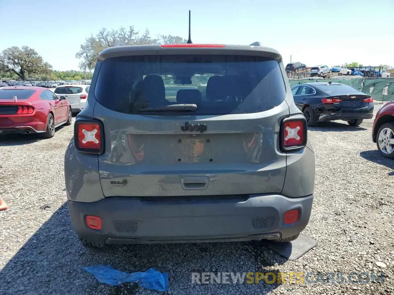 6 Photograph of a damaged car ZACNJABB8LPL75797 JEEP RENEGADE 2020