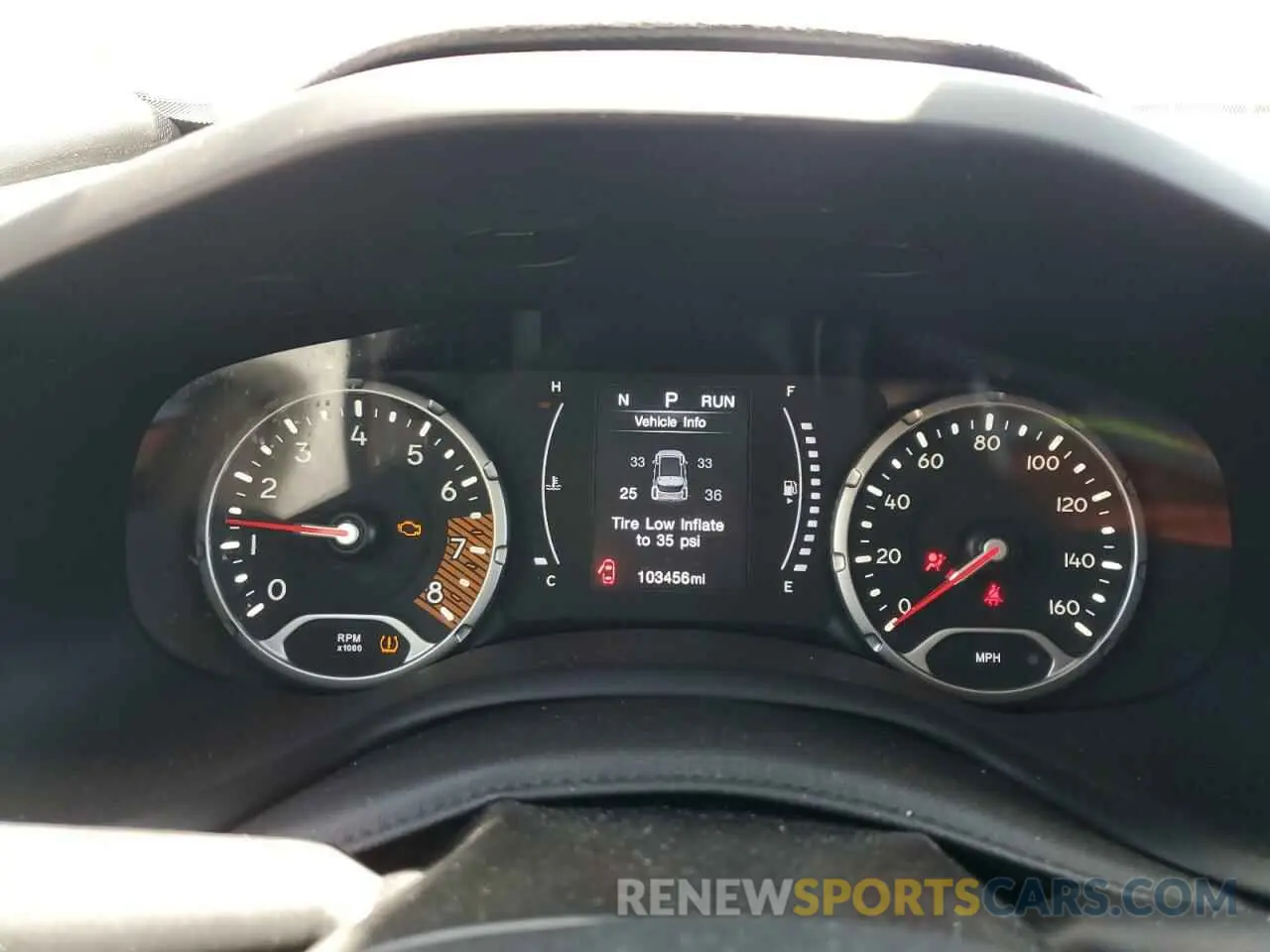 9 Photograph of a damaged car ZACNJABB8LPL75797 JEEP RENEGADE 2020