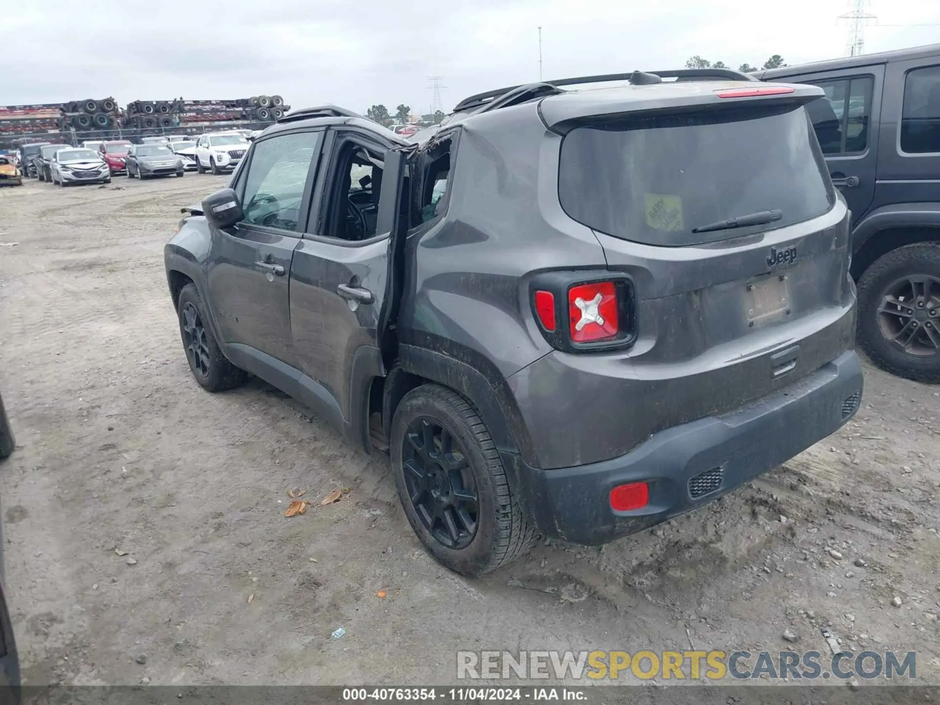 3 Photograph of a damaged car ZACNJABB8LPL84242 JEEP RENEGADE 2020