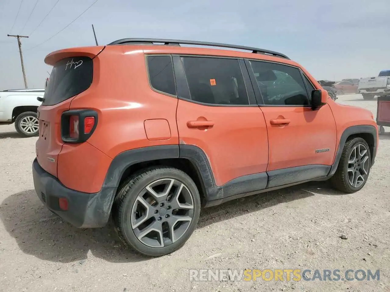 3 Photograph of a damaged car ZACNJABB9LPK94467 JEEP RENEGADE 2020