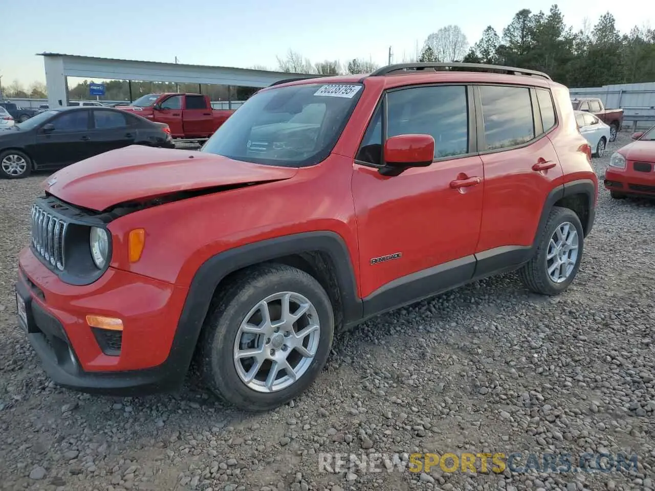 1 Photograph of a damaged car ZACNJABB9LPL50438 JEEP RENEGADE 2020