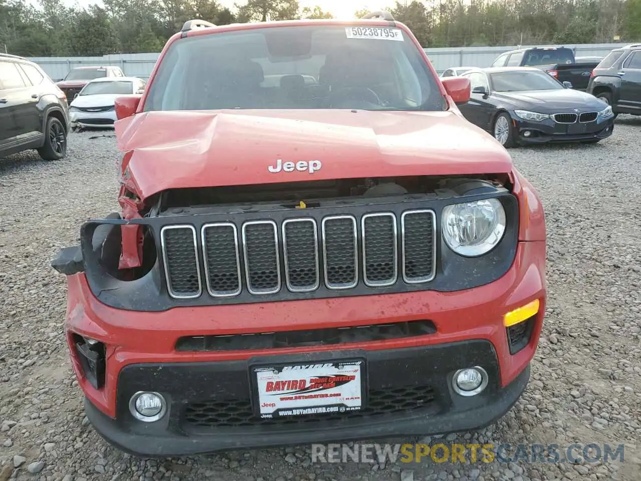 5 Photograph of a damaged car ZACNJABB9LPL50438 JEEP RENEGADE 2020