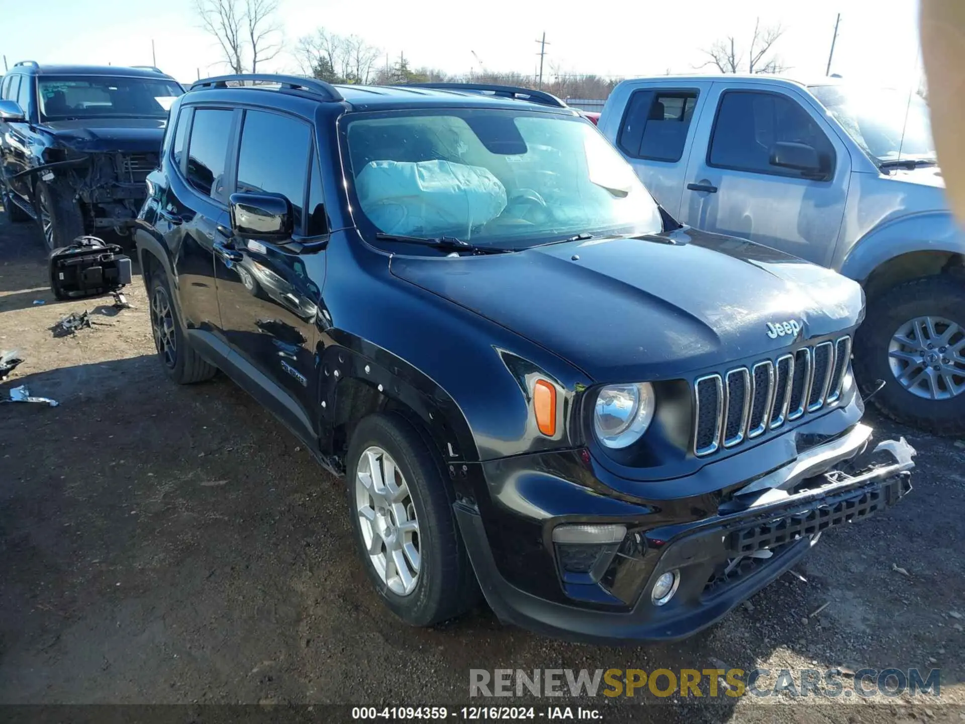 1 Photograph of a damaged car ZACNJABB9LPL50634 JEEP RENEGADE 2020