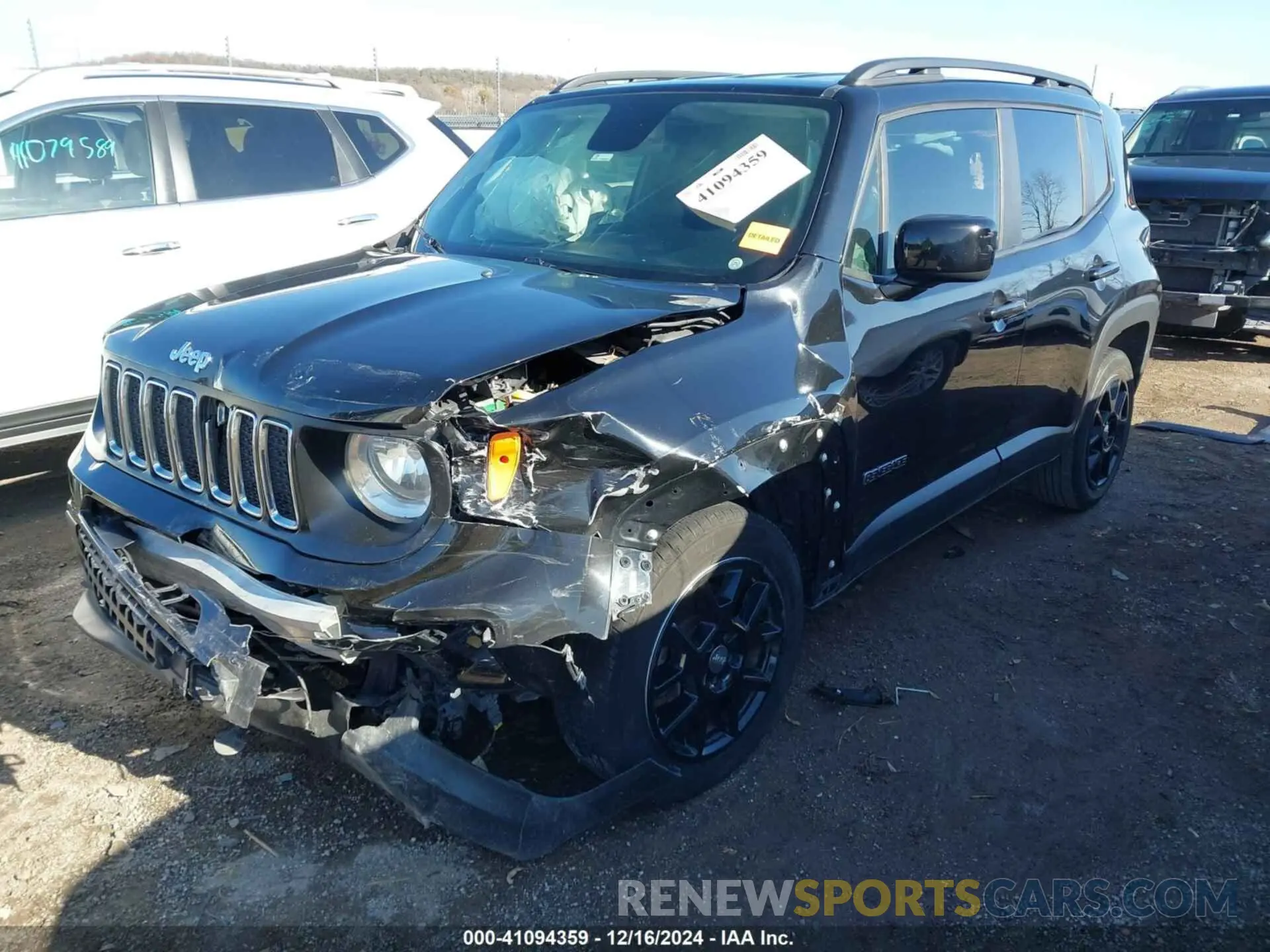 2 Photograph of a damaged car ZACNJABB9LPL50634 JEEP RENEGADE 2020