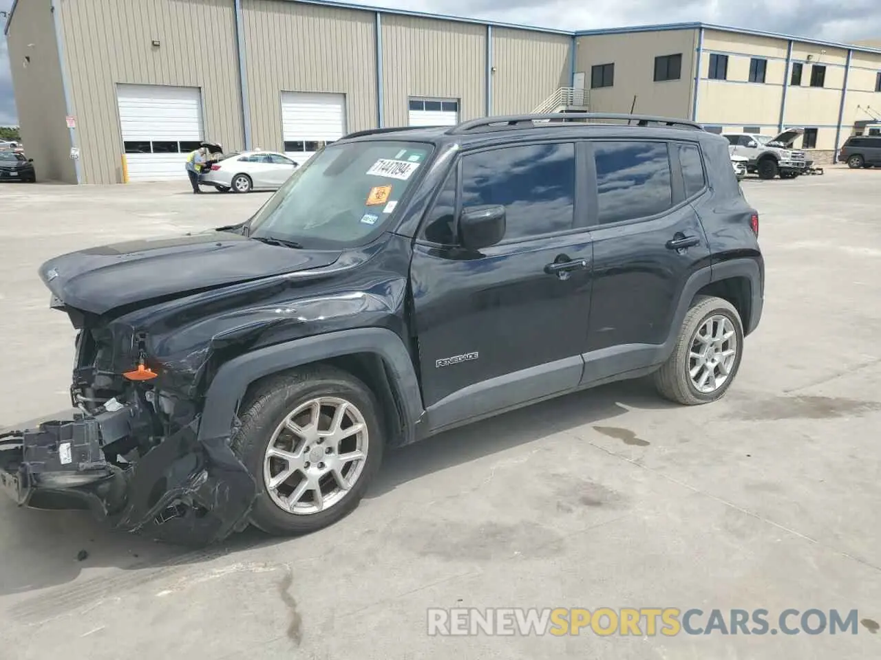 1 Photograph of a damaged car ZACNJABB9LPL58359 JEEP RENEGADE 2020