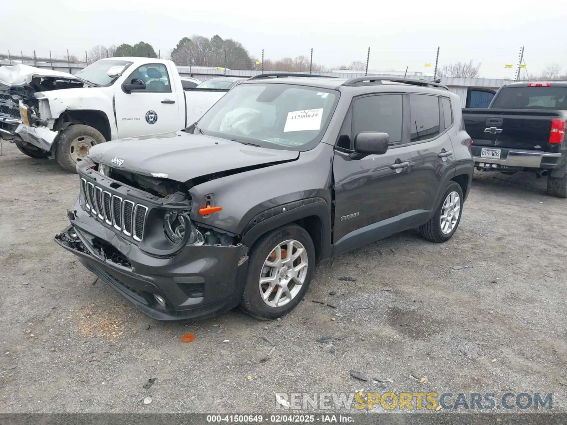 2 Photograph of a damaged car ZACNJABBXLPK94526 JEEP RENEGADE 2020