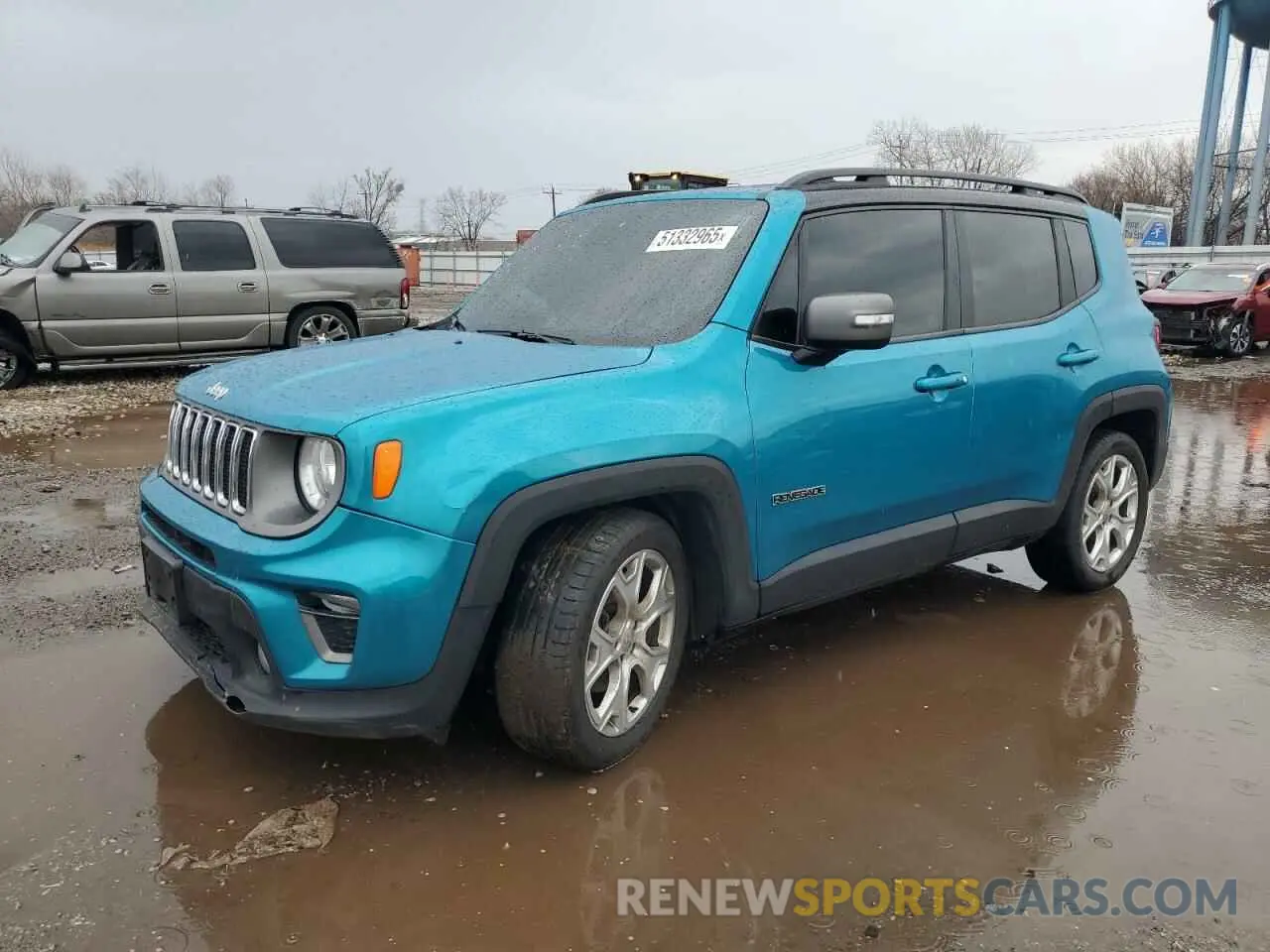 1 Photograph of a damaged car ZACNJAD13LPL76389 JEEP RENEGADE 2020