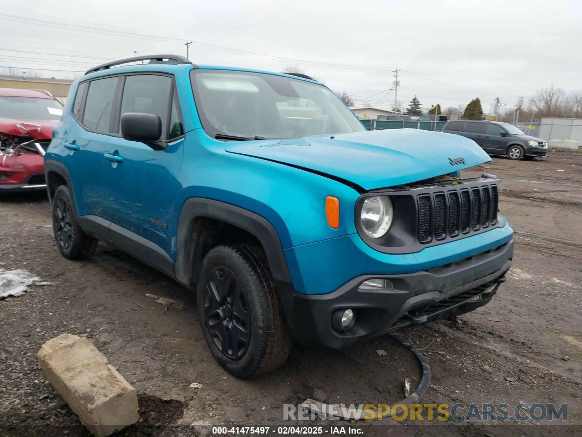 1 Photograph of a damaged car ZACNJBAB0LPL18081 JEEP RENEGADE 2020