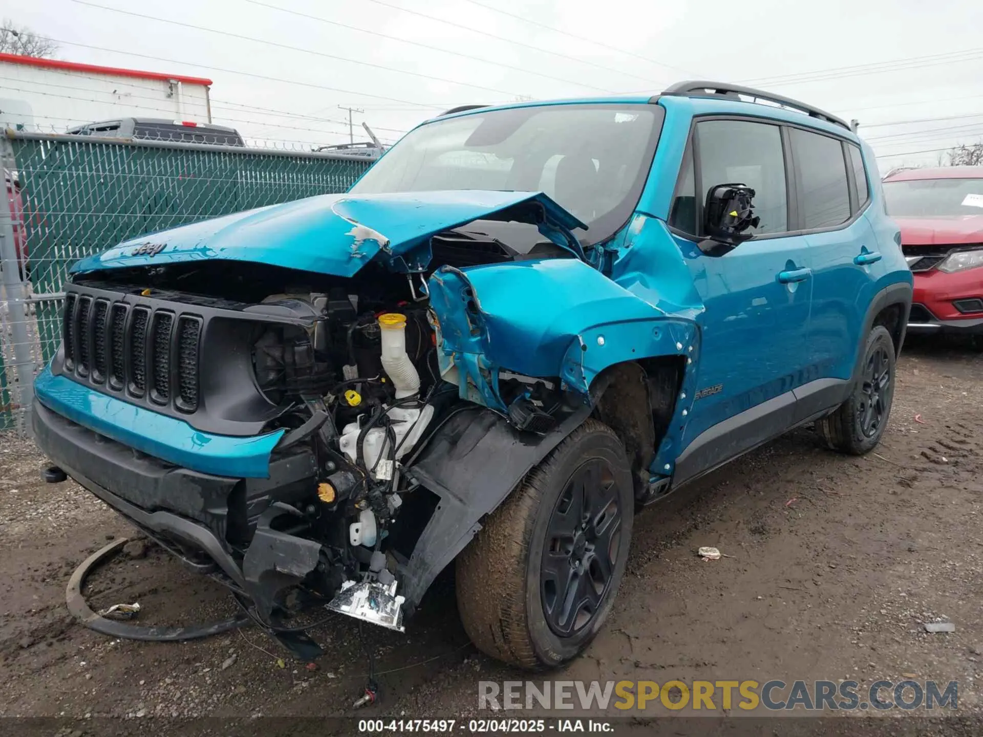 6 Photograph of a damaged car ZACNJBAB0LPL18081 JEEP RENEGADE 2020