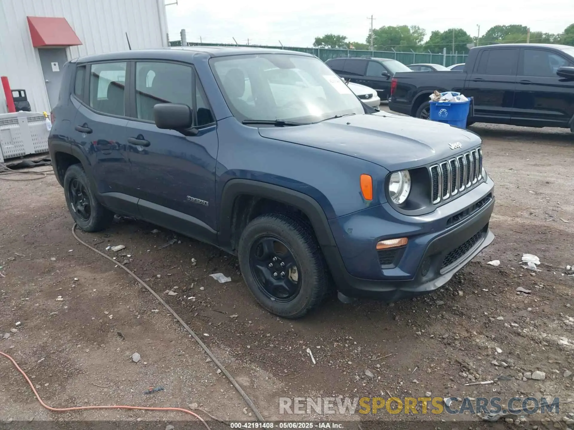 1 Photograph of a damaged car ZACNJBAB0LPL32160 JEEP RENEGADE 2020