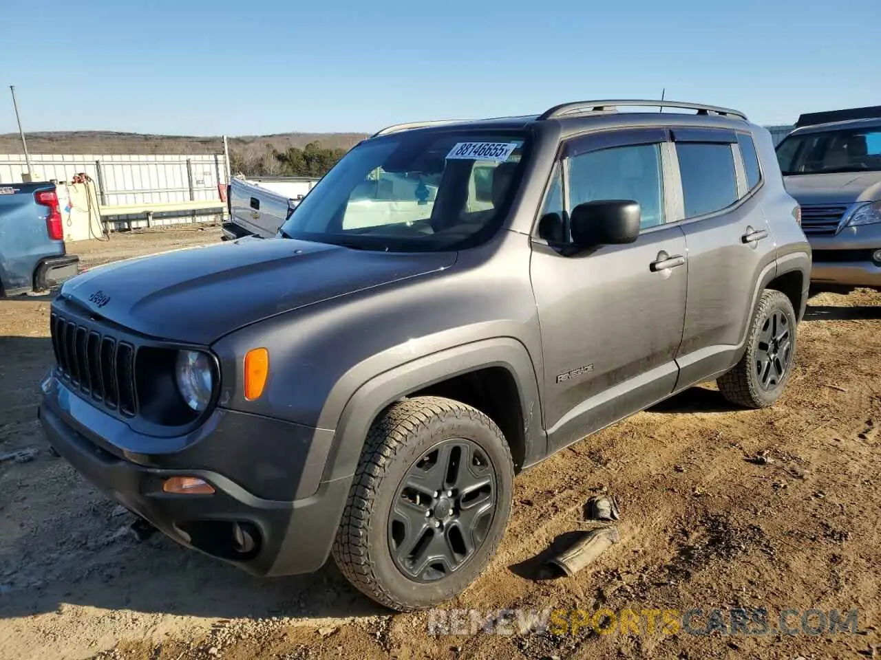 1 Photograph of a damaged car ZACNJBAB0LPL69208 JEEP RENEGADE 2020