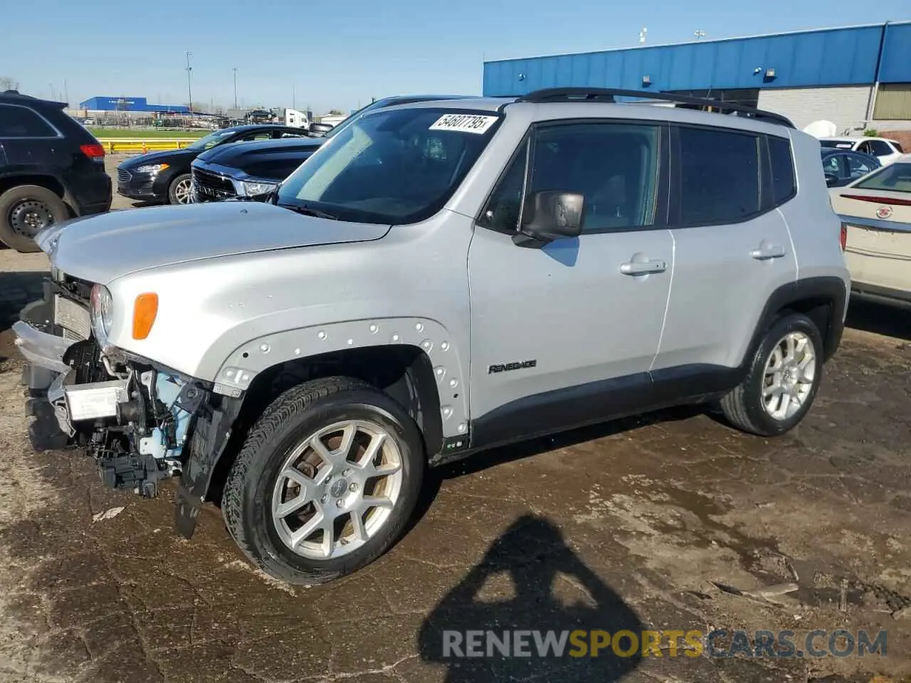 1 Photograph of a damaged car ZACNJBAB1LPL06585 JEEP RENEGADE 2020