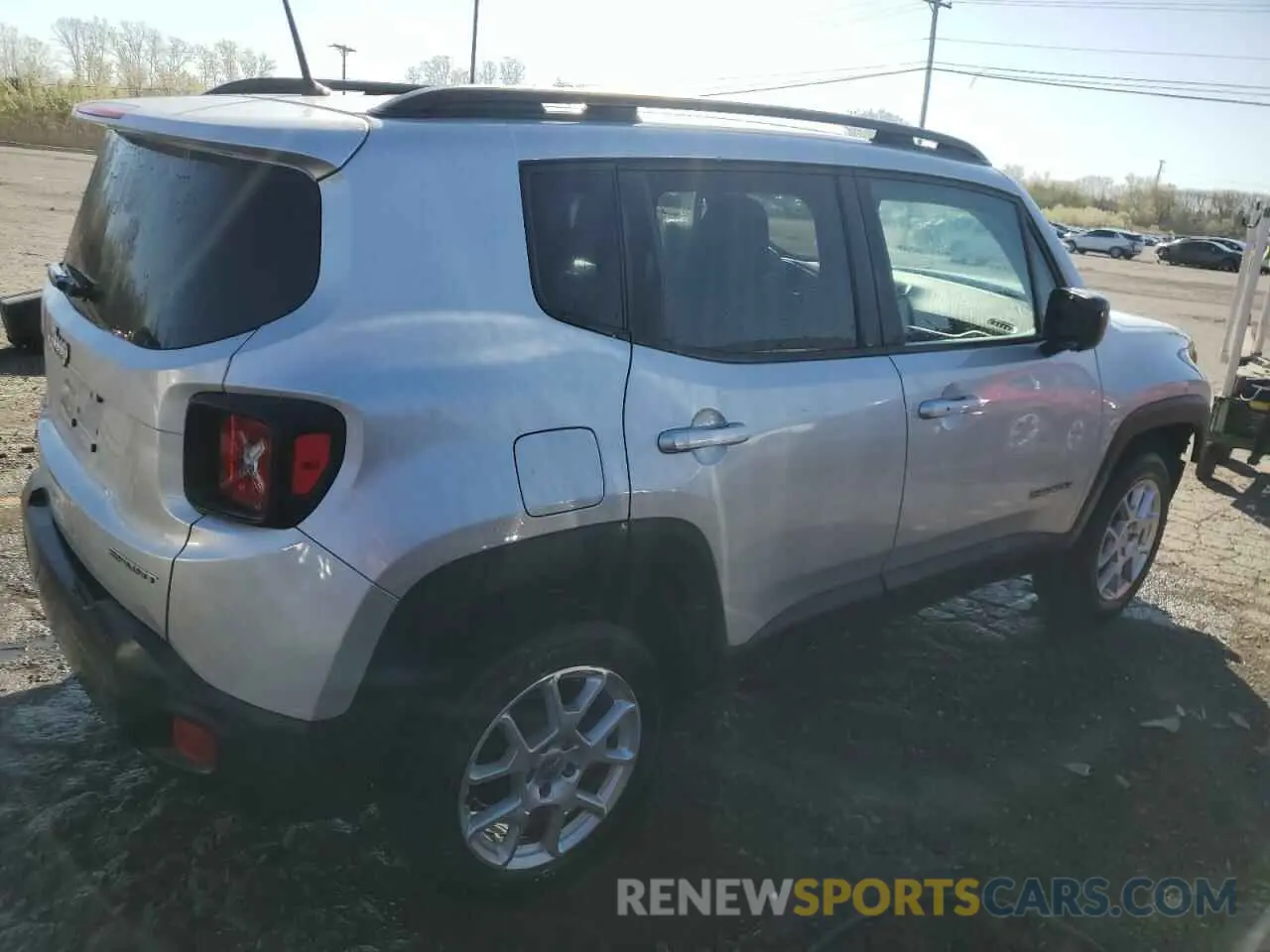 3 Photograph of a damaged car ZACNJBAB1LPL06585 JEEP RENEGADE 2020