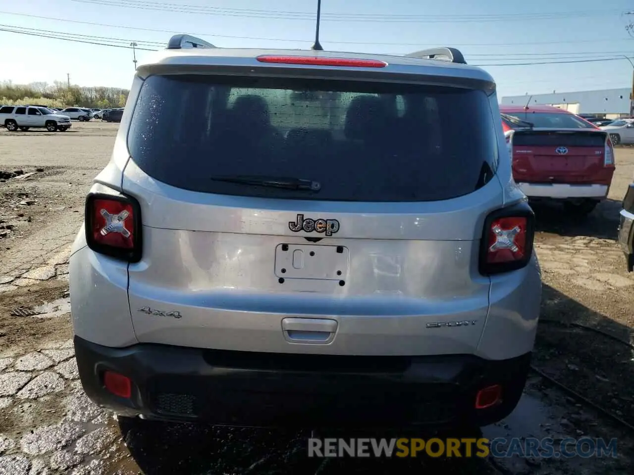 6 Photograph of a damaged car ZACNJBAB1LPL06585 JEEP RENEGADE 2020