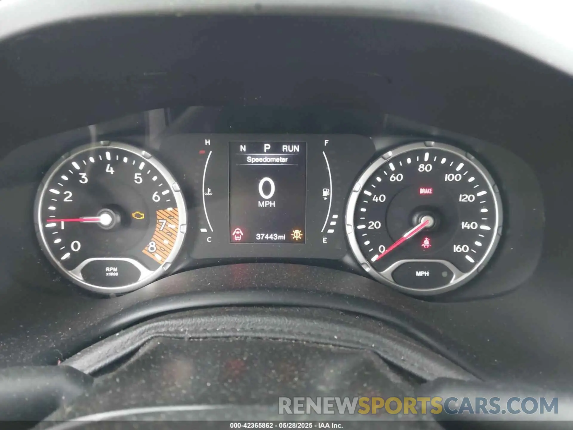 7 Photograph of a damaged car ZACNJBAB1LPL13505 JEEP RENEGADE 2020
