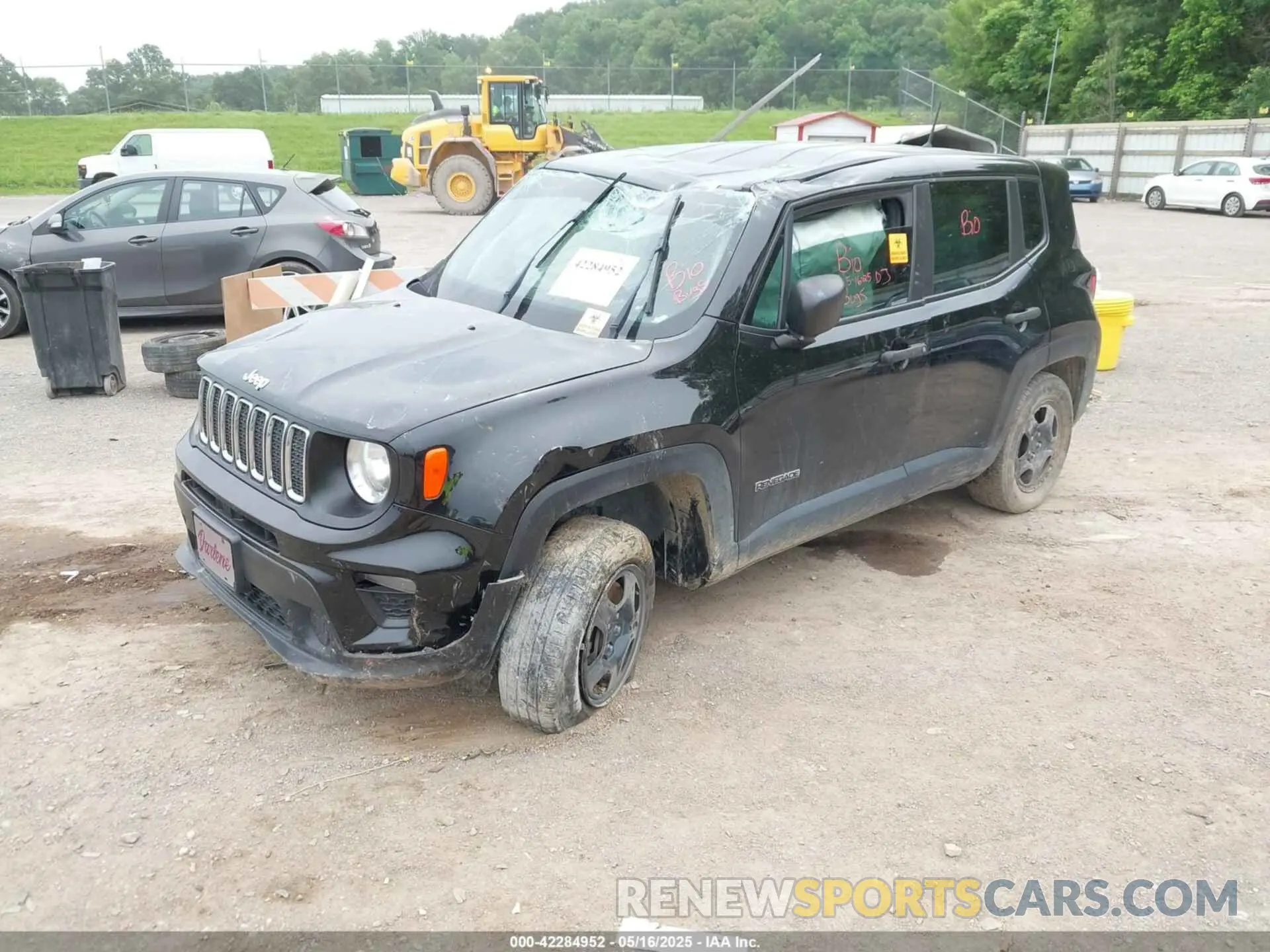 2 Photograph of a damaged car ZACNJBAB1LPL33916 JEEP RENEGADE 2020