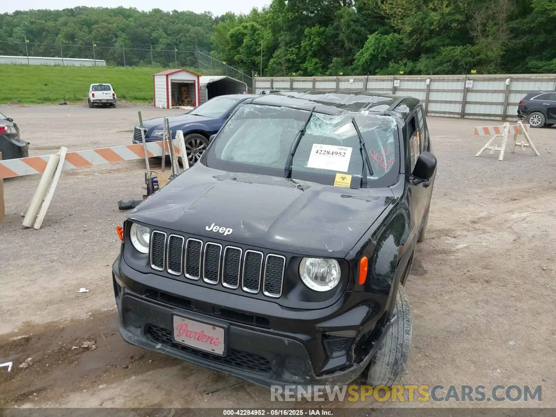 6 Photograph of a damaged car ZACNJBAB1LPL33916 JEEP RENEGADE 2020