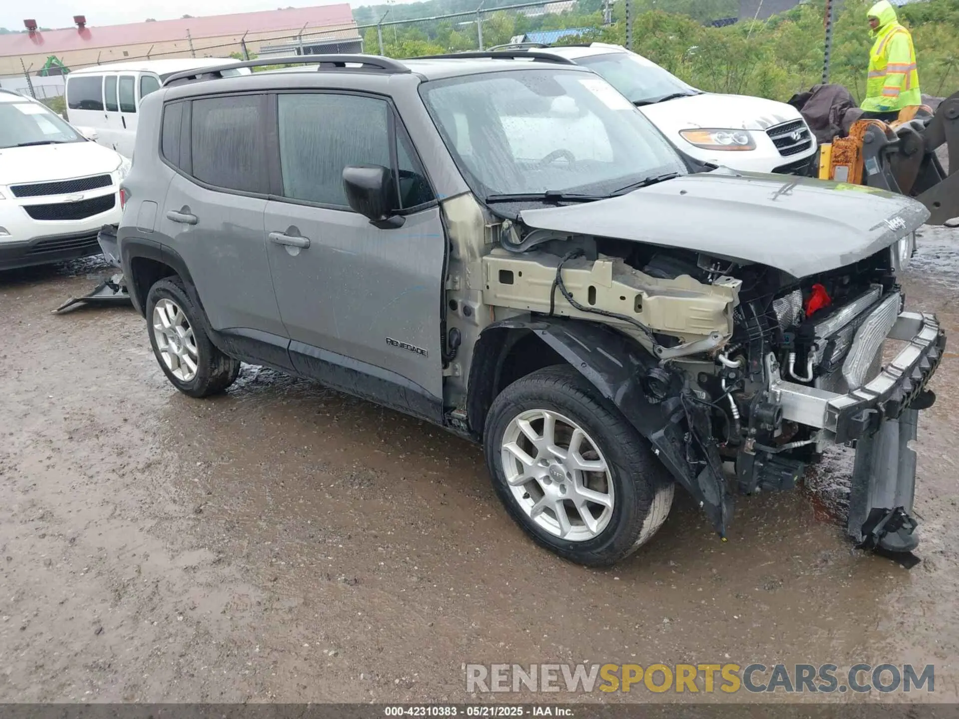 1 Photograph of a damaged car ZACNJBAB1LPL94733 JEEP RENEGADE 2020