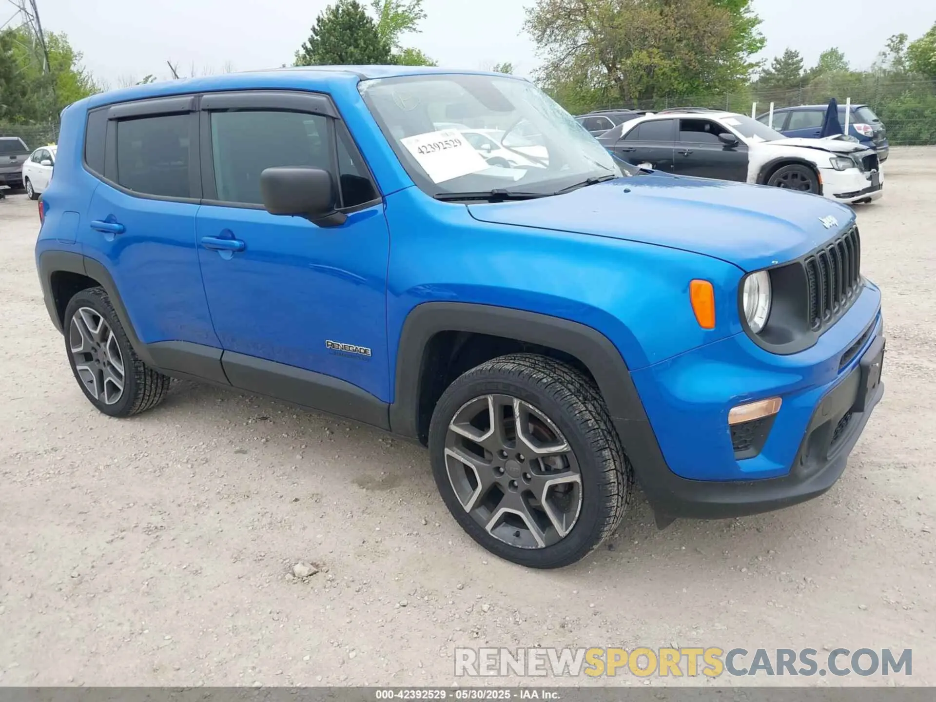 1 Photograph of a damaged car ZACNJBAB1LPL99916 JEEP RENEGADE 2020