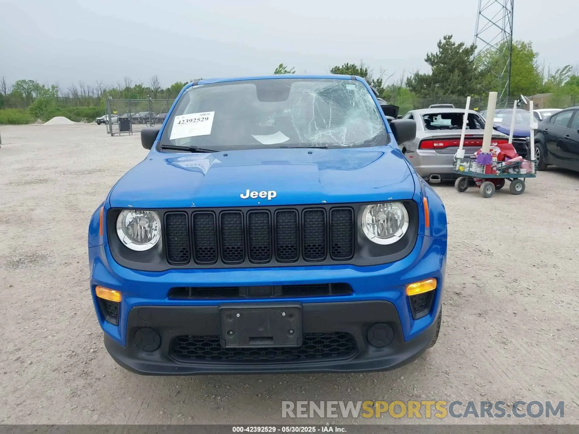 12 Photograph of a damaged car ZACNJBAB1LPL99916 JEEP RENEGADE 2020